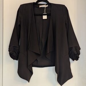 Ricki's Black 3/4 Sleeve Blazer
